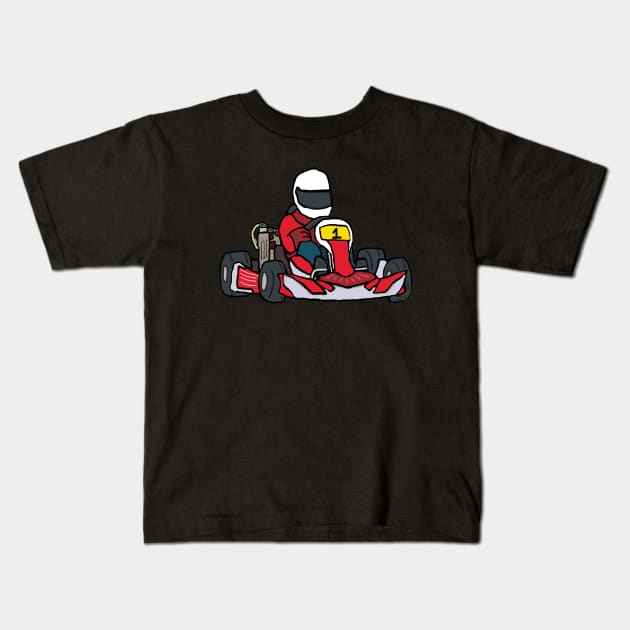 Karting Kids T-Shirt by Mark Ewbie
